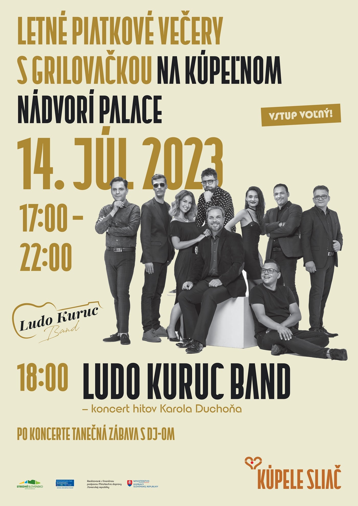 Letné piatkové večery s grilovačkou – Ludo Kuruc band