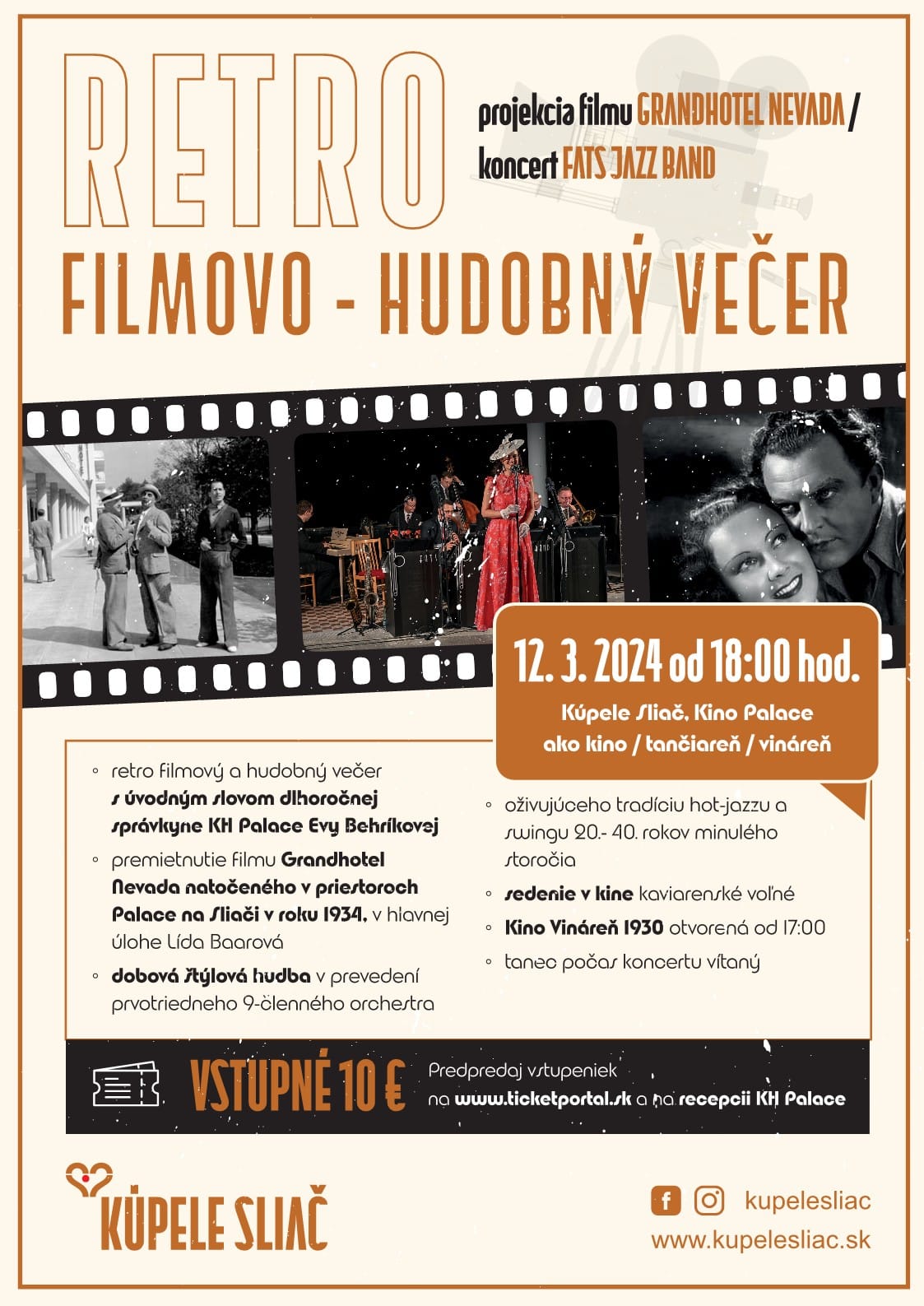 Retro filmovo-hudobný večer