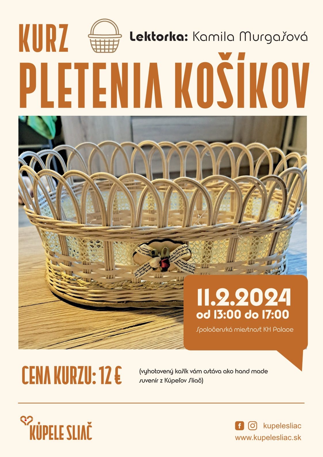 Kurz pletenia košíkov