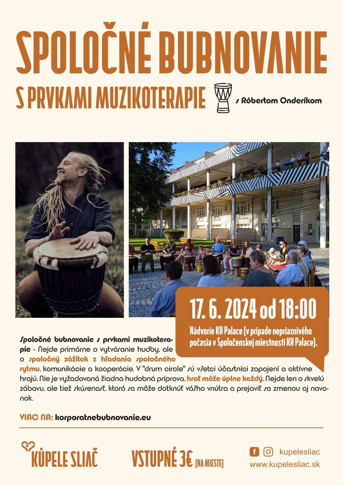 SPOLOČNÉ BUBNOVANIE S PRVKAMI MUZIKOTERAPIE