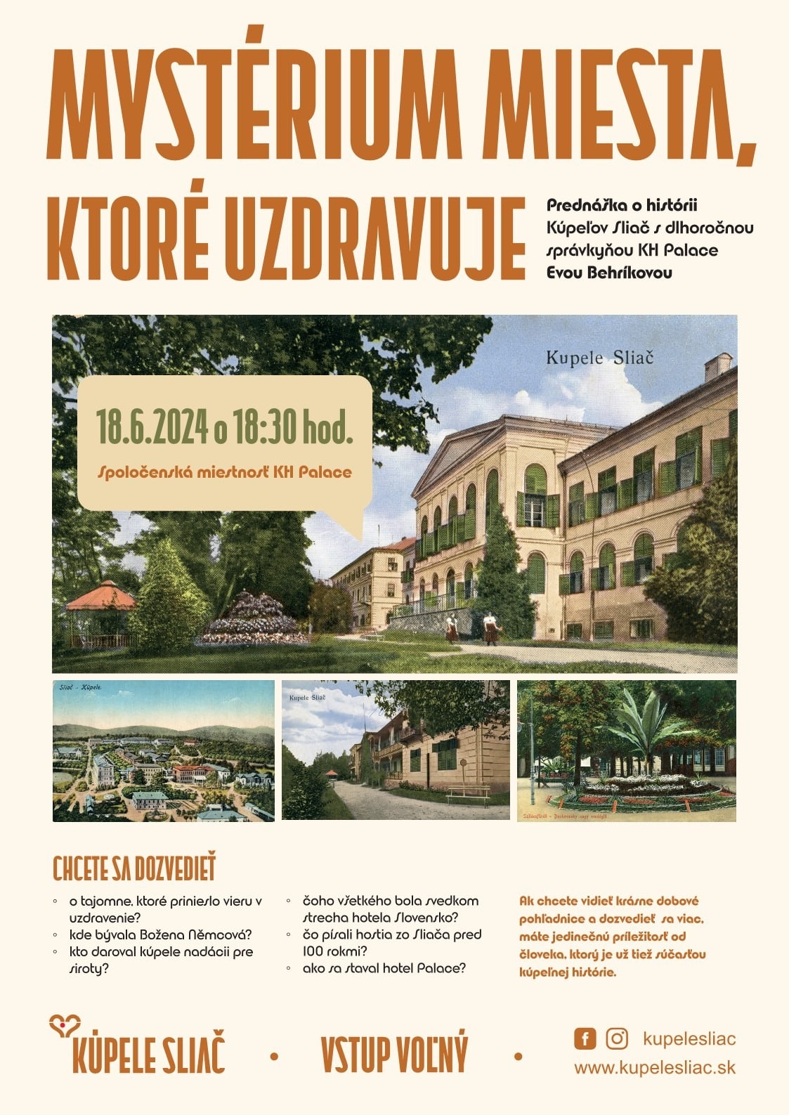 MYSTÉRIUM MIESTA, KTORÉ UZDRAVUJE