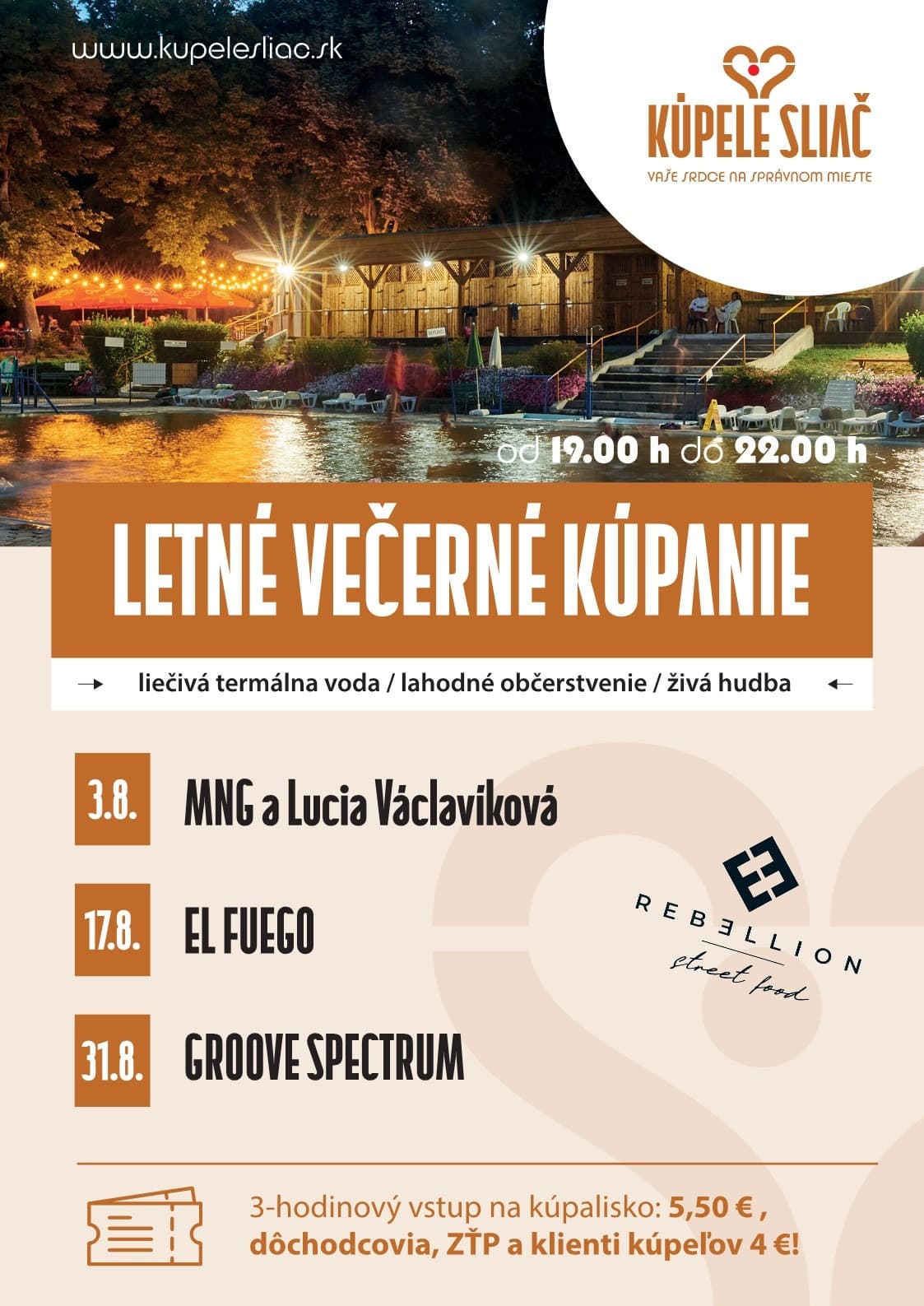 Letné večerné kúpanie