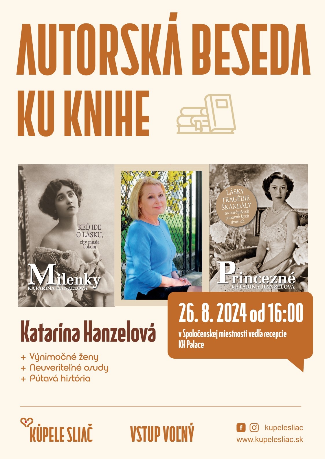 AUTORSKÁ BESEDA KU KNIHE -Katarína Hanzelová
