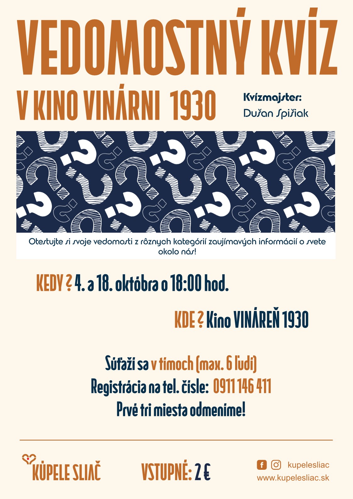 VEDOMOSTNÝ KVÍZ V KINO VINÁRNI 1930