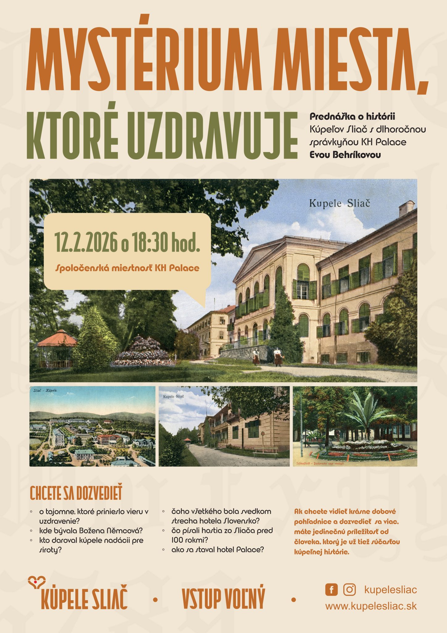 MYSTÉRIUM MIESTA, KTORÉ UZDRAVUJE