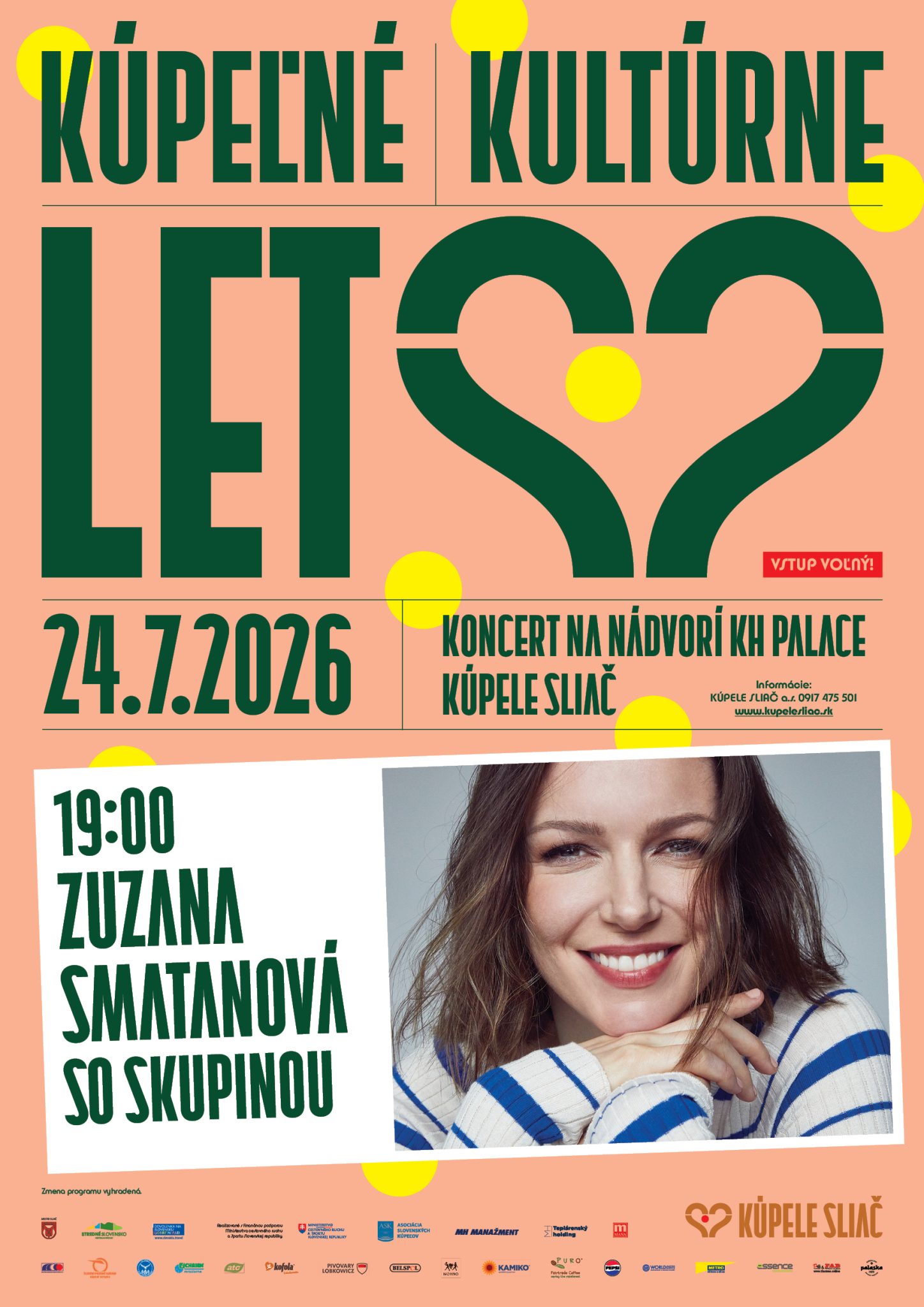 Koncert – Zuzana Smatanová so skupinou
